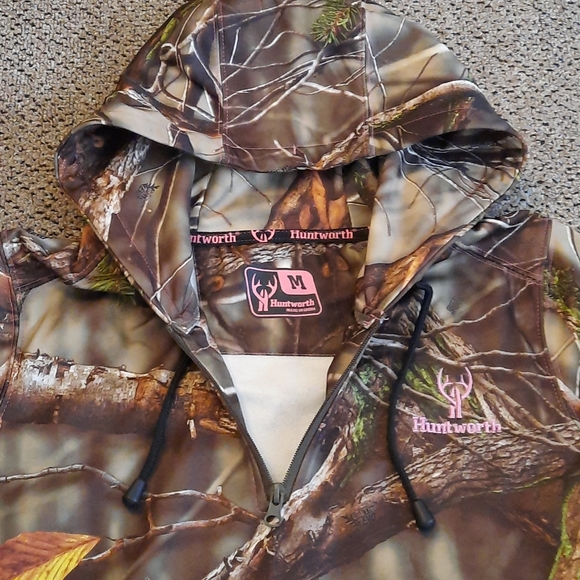 Huntworth camouflage warm hoody top - Picture 4 of 4